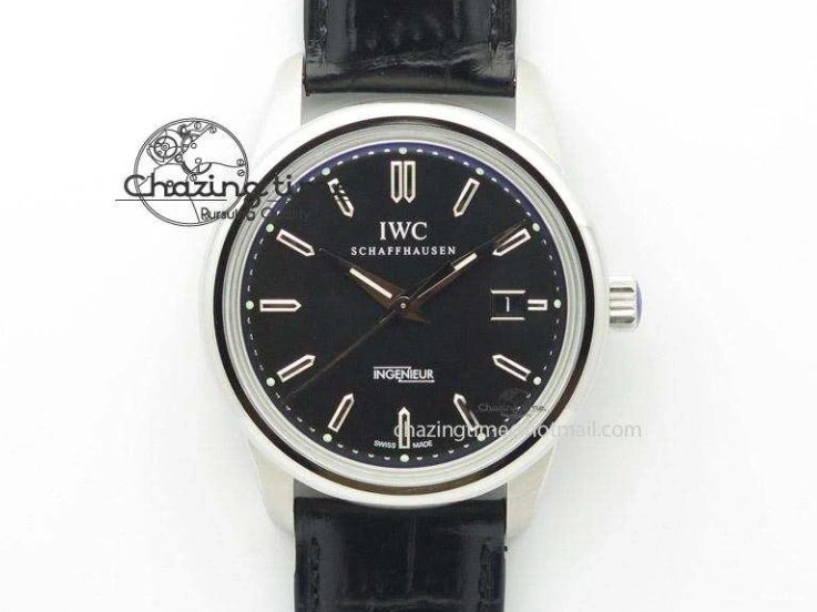 MIROTIME 0219 Timeless Big Pilot Real PR IW500901 ZF 1:1 Best Edition On Black Leather Strap A 7340